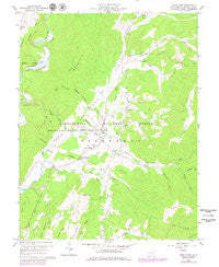 Green Bank West Virginia Historical topographic map, 1:24000 scale, 7.5 X 7.5 Minute, Year 1960
