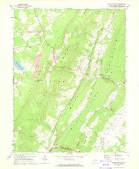 Greenland Gap West Virginia Historical topographic map, 1:24000 scale, 7.5 X 7.5 Minute, Year 1967