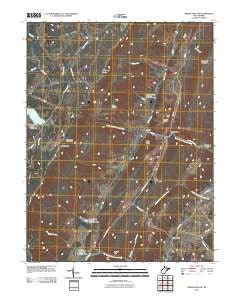 Greenland Gap West Virginia Historical topographic map, 1:24000 scale, 7.5 X 7.5 Minute, Year 2011