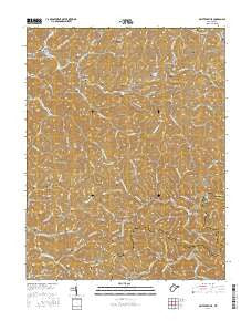Griffithsville West Virginia Current topographic map, 1:24000 scale, 7.5 X 7.5 Minute, Year 2016