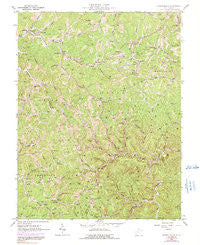 Griffithsville West Virginia Historical topographic map, 1:24000 scale, 7.5 X 7.5 Minute, Year 1962