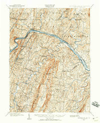 Hancock Maryland Historical topographic map, 1:62500 scale, 15 X 15 Minute, Year 1899