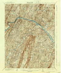 Hancock Maryland Historical topographic map, 1:62500 scale, 15 X 15 Minute, Year 1901