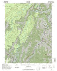 Harman West Virginia Historical topographic map, 1:24000 scale, 7.5 X 7.5 Minute, Year 1995
