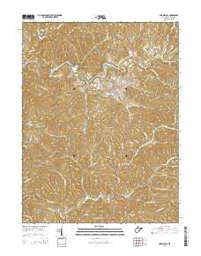 Harrisville West Virginia Historical topographic map, 1:24000 scale, 7.5 X 7.5 Minute, Year 2014