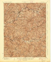 Harrisville West Virginia Historical topographic map, 1:62500 scale, 15 X 15 Minute, Year 1926