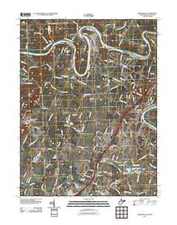 Hedgesville West Virginia Historical topographic map, 1:24000 scale, 7.5 X 7.5 Minute, Year 2011