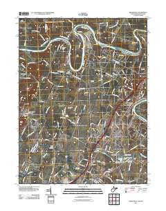 Hedgesville West Virginia Historical topographic map, 1:24000 scale, 7.5 X 7.5 Minute, Year 2011