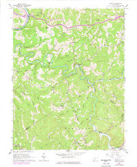 Herold West Virginia Historical topographic map, 1:24000 scale, 7.5 X 7.5 Minute, Year 1965