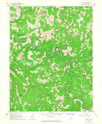 Herold West Virginia Historical topographic map, 1:24000 scale, 7.5 X 7.5 Minute, Year 1965