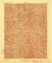 Holbrook West Virginia Historical topographic map, 1:62500 scale, 15 X 15 Minute, Year 1906
