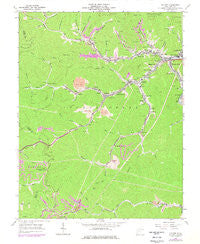 Holden West Virginia Historical topographic map, 1:24000 scale, 7.5 X 7.5 Minute, Year 1963
