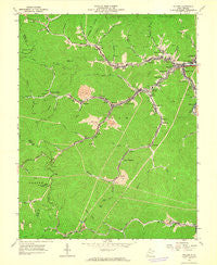 Holden West Virginia Historical topographic map, 1:24000 scale, 7.5 X 7.5 Minute, Year 1963