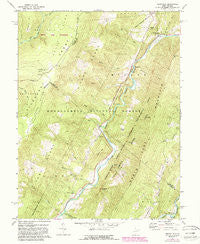 Hopeville West Virginia Historical topographic map, 1:24000 scale, 7.5 X 7.5 Minute, Year 1969