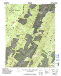 Hopeville West Virginia Historical topographic map, 1:24000 scale, 7.5 X 7.5 Minute, Year 1995