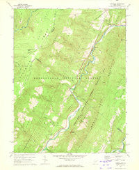 Hopeville West Virginia Historical topographic map, 1:24000 scale, 7.5 X 7.5 Minute, Year 1969
