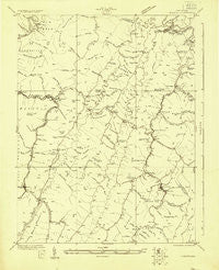 Horton West Virginia Historical topographic map, 1:48000 scale, 15 X 15 Minute, Year 1922