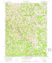 Hundred West Virginia Historical topographic map, 1:24000 scale, 7.5 X 7.5 Minute, Year 1958