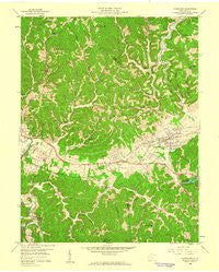 Hurricane West Virginia Historical topographic map, 1:24000 scale, 7.5 X 7.5 Minute, Year 1958