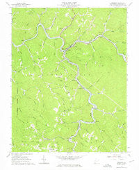 Iaeger West Virginia Historical topographic map, 1:24000 scale, 7.5 X 7.5 Minute, Year 1964