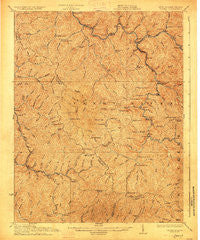 Iaeger West Virginia Historical topographic map, 1:62500 scale, 15 X 15 Minute, Year 1927