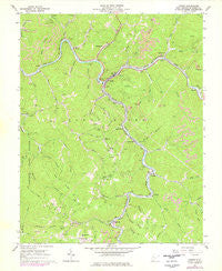 Iaeger West Virginia Historical topographic map, 1:24000 scale, 7.5 X 7.5 Minute, Year 1964