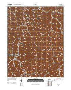Julian West Virginia Historical topographic map, 1:24000 scale, 7.5 X 7.5 Minute, Year 2011