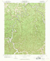 Julian West Virginia Historical topographic map, 1:24000 scale, 7.5 X 7.5 Minute, Year 1962