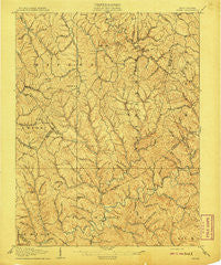Kenna West Virginia Historical topographic map, 1:62500 scale, 15 X 15 Minute, Year 1907