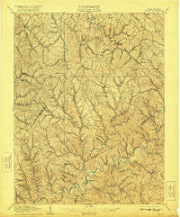 Kenna West Virginia Historical topographic map, 1:62500 scale, 15 X 15 Minute, Year 1907
