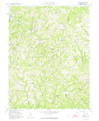 Kentuck West Virginia Historical topographic map, 1:24000 scale, 7.5 X 7.5 Minute, Year 1957