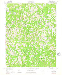 Kentuck West Virginia Historical topographic map, 1:24000 scale, 7.5 X 7.5 Minute, Year 1957
