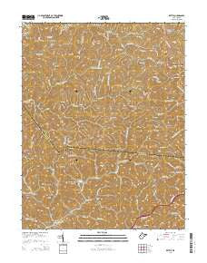Kettle West Virginia Historical topographic map, 1:24000 scale, 7.5 X 7.5 Minute, Year 2014