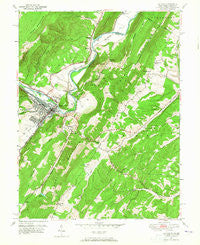 Keyser West Virginia Historical topographic map, 1:24000 scale, 7.5 X 7.5 Minute, Year 1949