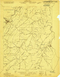 Keyser West Virginia Historical topographic map, 1:48000 scale, 15 X 15 Minute, Year 1921