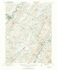 Keyser West Virginia Historical topographic map, 1:62500 scale, 15 X 15 Minute, Year 1920