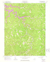 Kiahsville West Virginia Historical topographic map, 1:24000 scale, 7.5 X 7.5 Minute, Year 1962