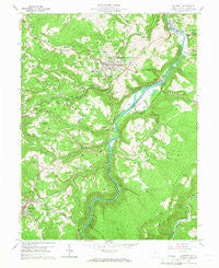 Kingwood West Virginia Historical topographic map, 1:24000 scale, 7.5 X 7.5 Minute, Year 1960