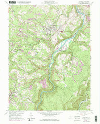 Kingwood West Virginia Historical topographic map, 1:24000 scale, 7.5 X 7.5 Minute, Year 1960
