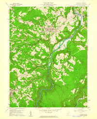 Kingwood West Virginia Historical topographic map, 1:24000 scale, 7.5 X 7.5 Minute, Year 1960