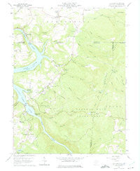 Lake Lynn Pennsylvania Historical topographic map, 1:24000 scale, 7.5 X 7.5 Minute, Year 1960