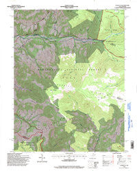 Laneville West Virginia Historical topographic map, 1:24000 scale, 7.5 X 7.5 Minute, Year 1995