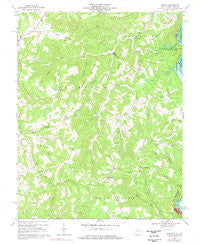Lerona West Virginia Historical topographic map, 1:24000 scale, 7.5 X 7.5 Minute, Year 1968