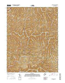 Little Birch West Virginia Current topographic map, 1:24000 scale, 7.5 X 7.5 Minute, Year 2016