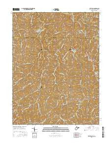 Littleton West Virginia Current topographic map, 1:24000 scale, 7.5 X 7.5 Minute, Year 2016