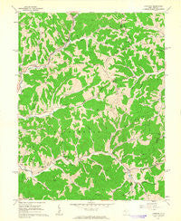 Liverpool West Virginia Historical topographic map, 1:24000 scale, 7.5 X 7.5 Minute, Year 1960