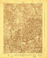 Lobelia West Virginia Historical topographic map, 1:48000 scale, 15 X 15 Minute, Year 1923