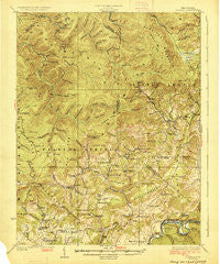 Lobelia West Virginia Historical topographic map, 1:62500 scale, 15 X 15 Minute, Year 1925