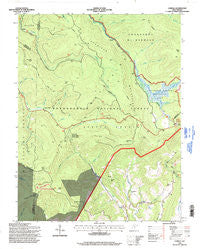 Lobelia West Virginia Historical topographic map, 1:24000 scale, 7.5 X 7.5 Minute, Year 1995