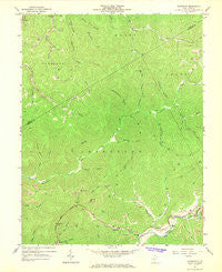 Lockwood West Virginia Historical topographic map, 1:24000 scale, 7.5 X 7.5 Minute, Year 1967